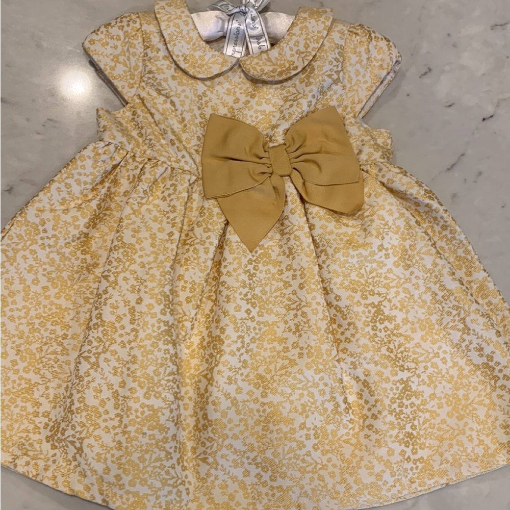 Gold Baby Girls H&M dress 9-12M